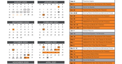 Acsd Calendar